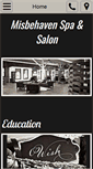 Mobile Screenshot of misbehavenspasalon.com